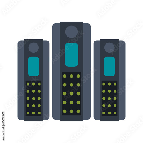 servers web hosting icon image vector illustration design 