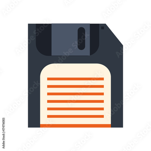 diskette or floppy disk icon image vector illustration design 