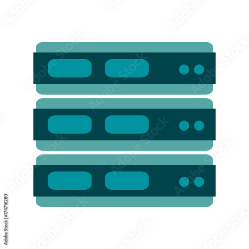 servers web hosting icon image vector illustration design 