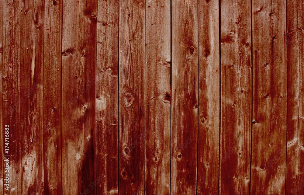 Fototapeta premium Holz Kulisse rot braun