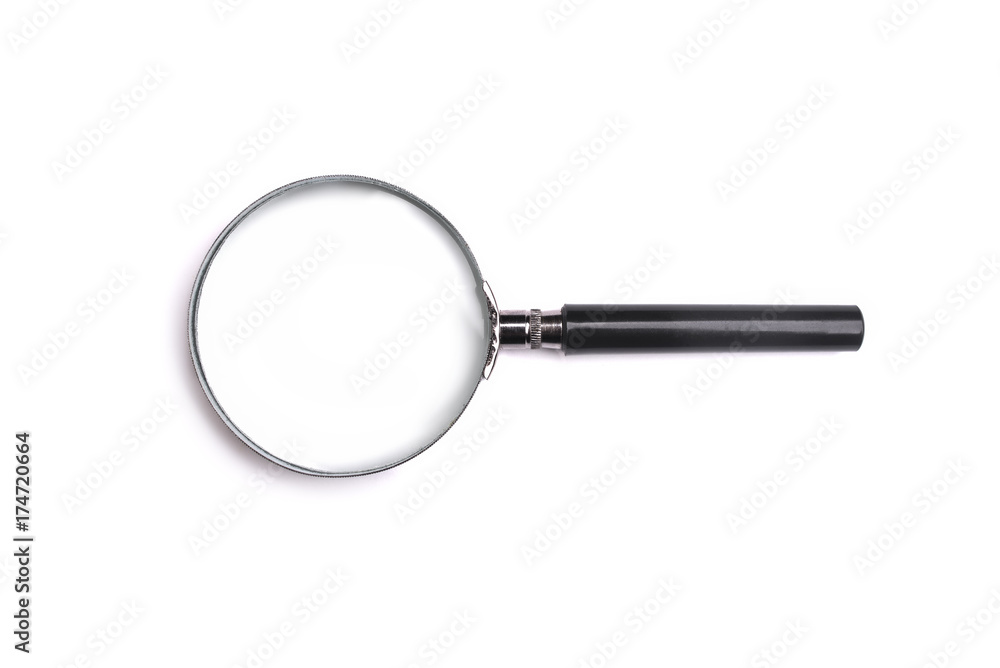 Magnifying glass isolated on white background Magnifying glass isolated on white background