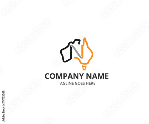 Australia Nation Letter N Logo