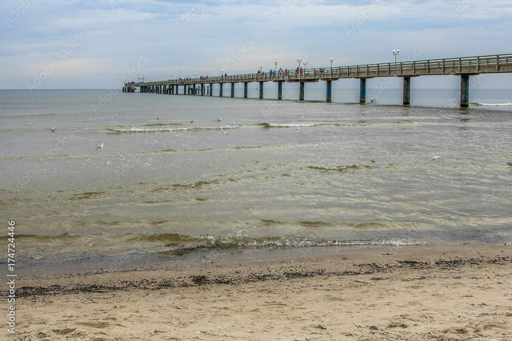 Fototapeta premium Seebruecke in Binz