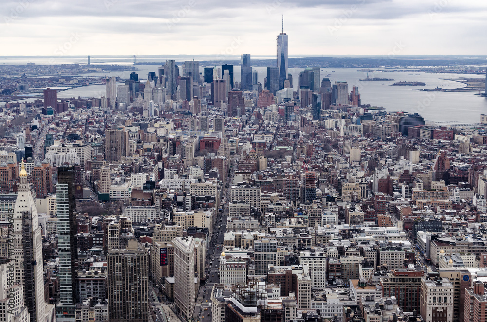 Manhattan cityscape.