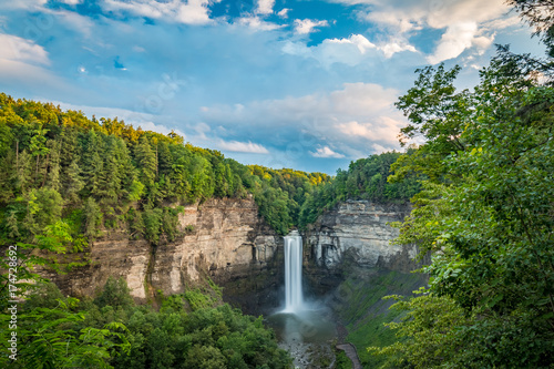Taughannock Falls On A Cloudy Evening