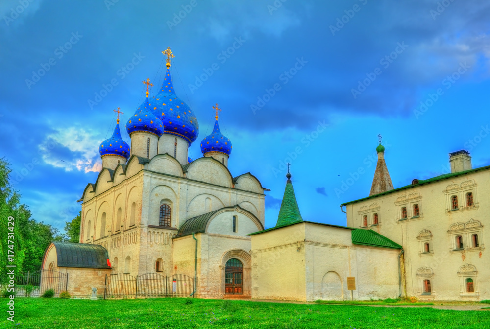 The Cathedral of the Nativity of the Theotokos at the Suzdal Kremlin, Russia The Cathedral of the Nativity of the Theotokos at the Suzdal Kremlin, Russia