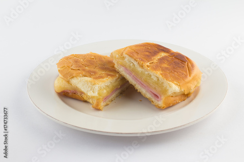Hot Cheese Sandwich. Brazilian Misto Quente