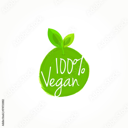 100% Vegan Label