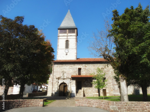 Saint Etienne de Baigorry typical village of the Basque Country