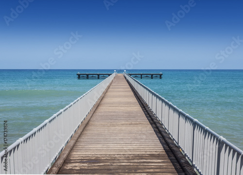 view of a wooden pier © AlenKadr