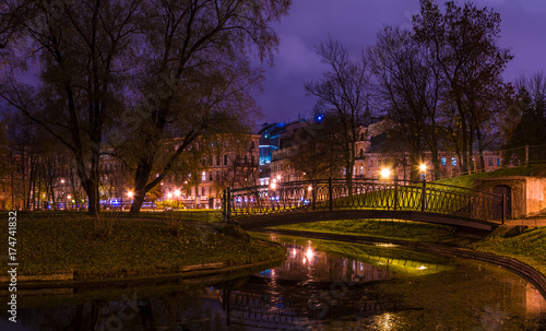Night view of Yusupov Garden