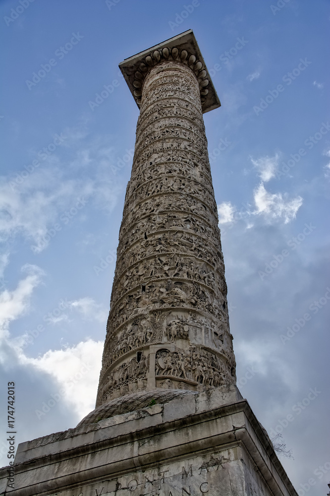 Rome, Italy Column of Marcus Aurelius