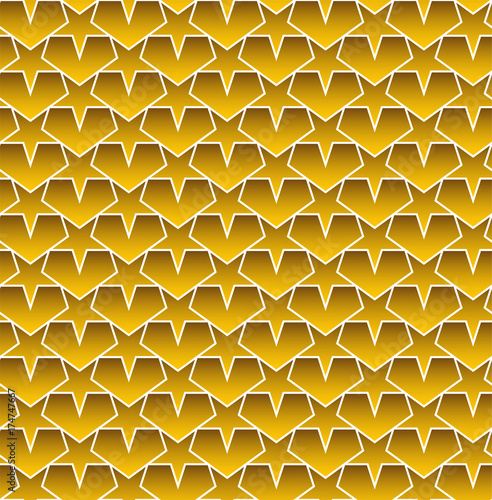 Modern stars seamless pattern