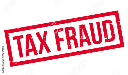 Tax Fraud rubber stamp. Grunge design with dust scratches. Effects can be easily removed for a clean, crisp look. Color is easily changed.