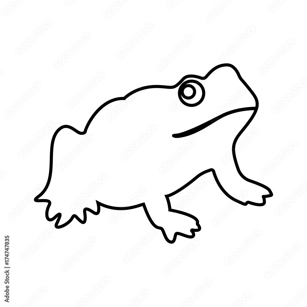 Frog it is black icon . Frog it is black icon .