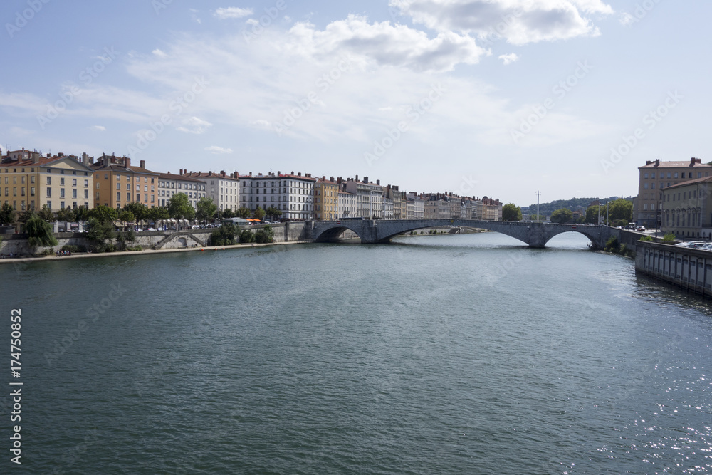 The beautiful city of Lyon in France