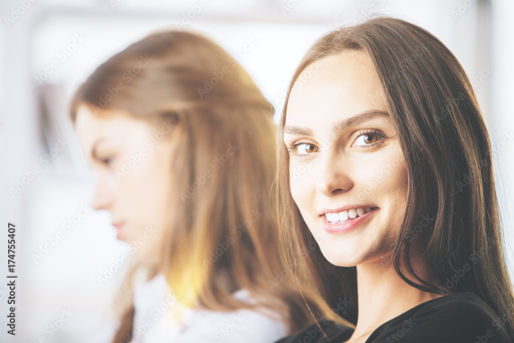 Beautiful european businesswomen