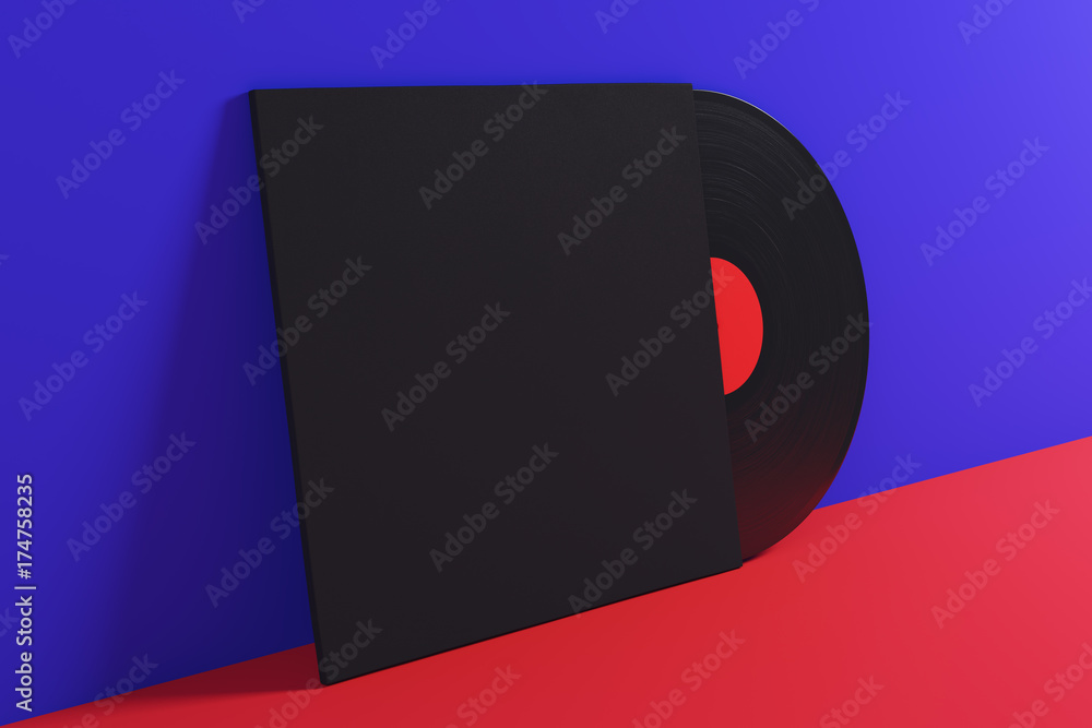 Vinyl advert concept Vinyl advert concept