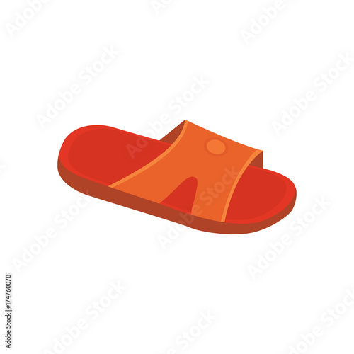 mens shoe vector illustration in cartoon style