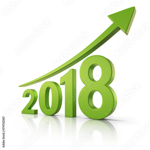 2018 Growth forecast concept