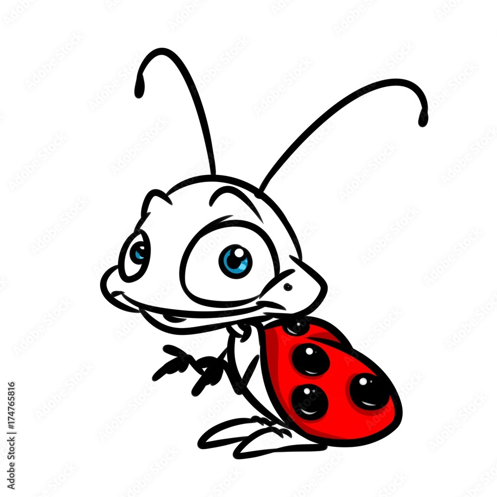 Ladybug insect cartoon illustration isolated image
Ladybug insect cartoon illustration isolated image
