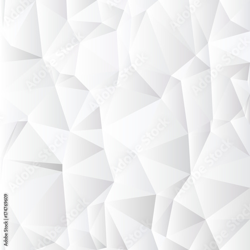 Grey and white abstract geometric background