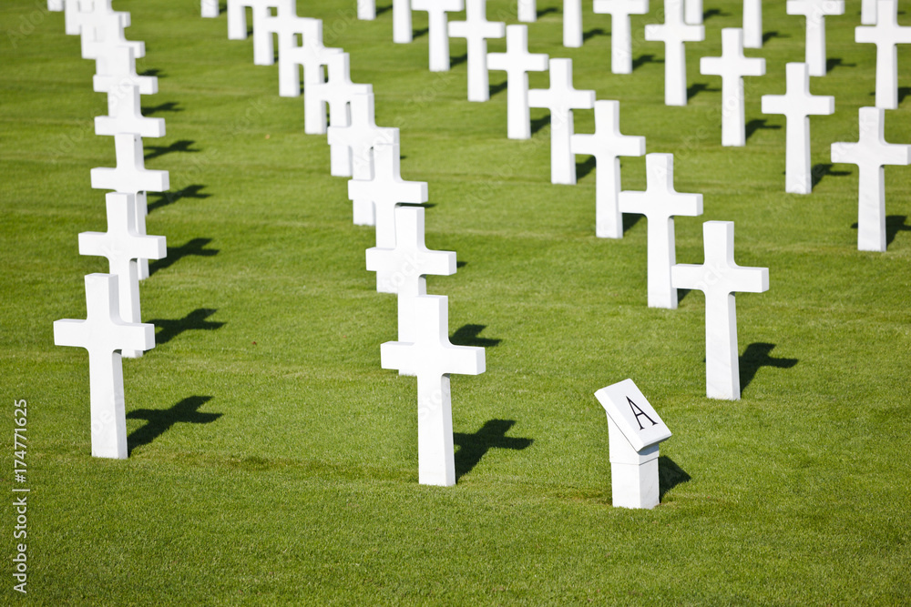 Military Cemetery Crosses