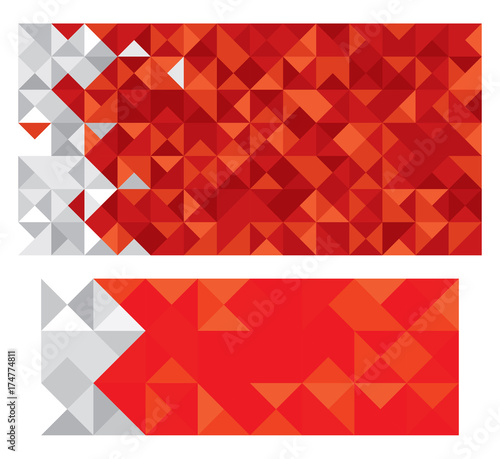 Abstract Bahrain Flag, Bahraini Colors (Vector Art)