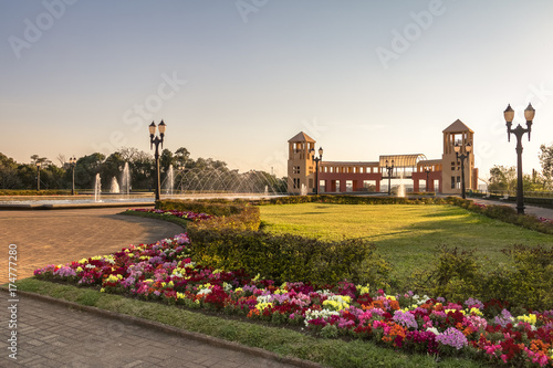 Cuadro en lienzo Tangua Park - Curitiba, Parana, Brazil