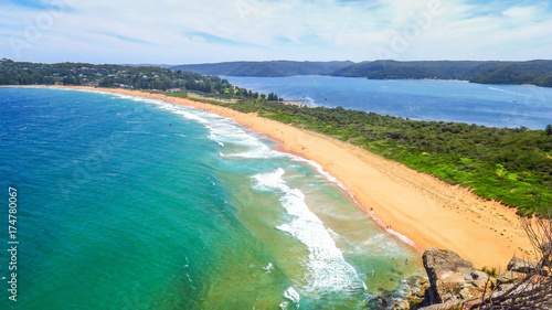 Canvas Print Exploring Palm Beach near Sydney