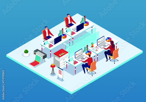 Isometric office