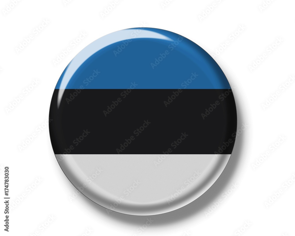 Button, flag of Estonia