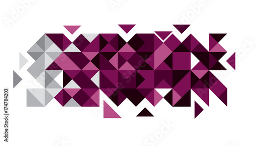 Abstract Qatar Flag, Qatari Colors (Vector Art)