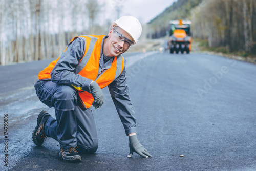 road worker construction