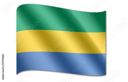 Free Download Flag of Gabon - GFXLoad