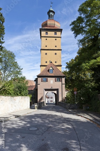 Segringer Tor gate, Dinkelsbuhl, administrative district of Ansbach, Middle Franconia, Bavaria, Germany, Europe