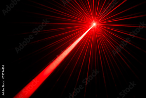 Laser beam light effect photo