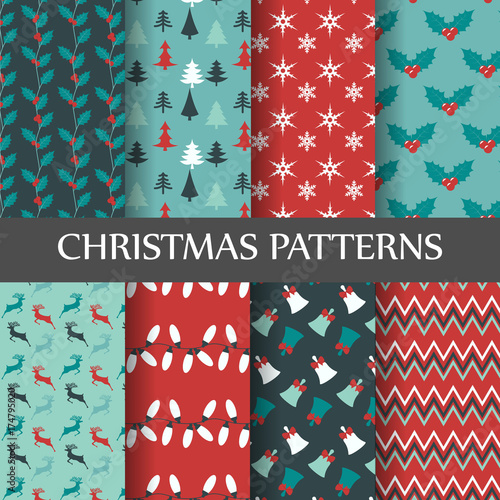 christmas pattern, vector