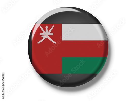Button badge, flag of Oman Free Download Button badge, flag of Oman - GFXLoad