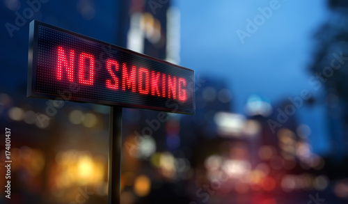 No Smoking Led Sign