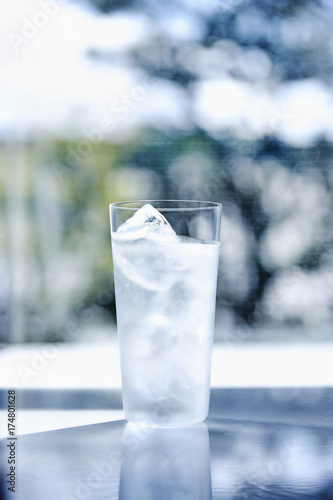 グラスの水
