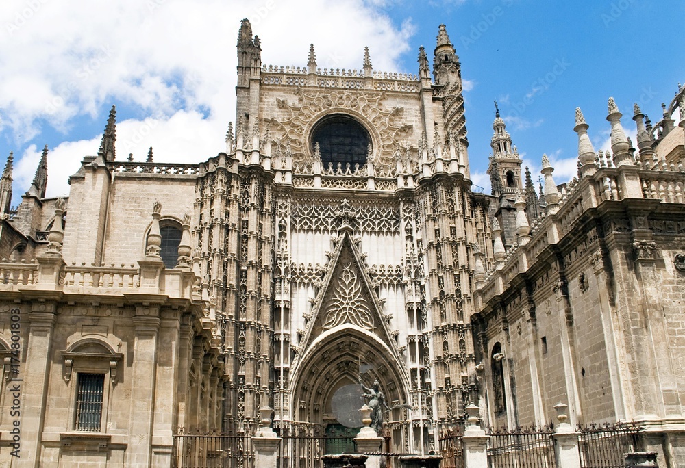 The Cathedral of Santa Maria de la Sede in Seville, Spain, Europe
