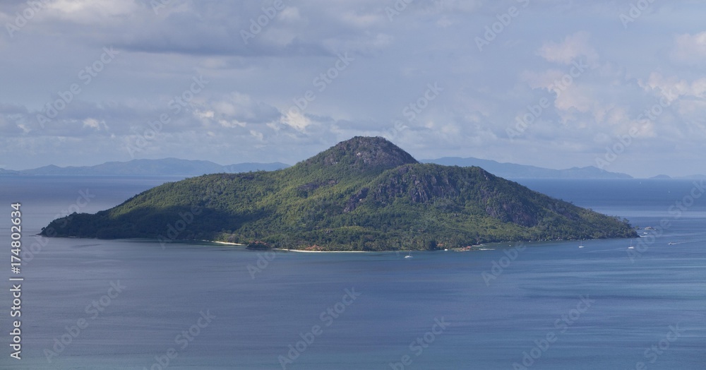 View of St Anne Island, Seychelles, Indian Ocean, Africa