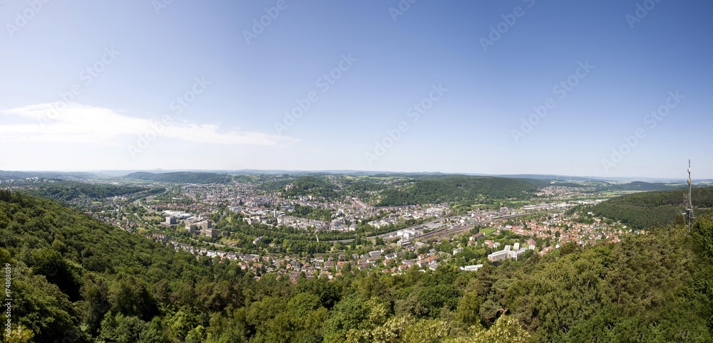 View of Marburg an der Lahn, Hesse, Germany, Europe