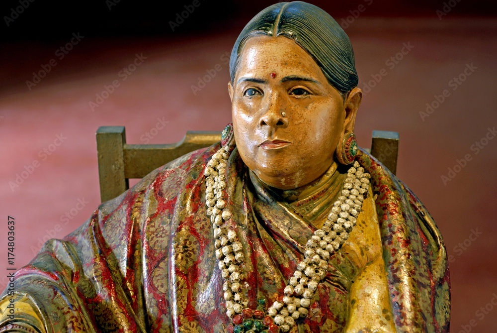 Foto Stock Princess Dhatri, founder of Kalari Kovilakom, Palace for