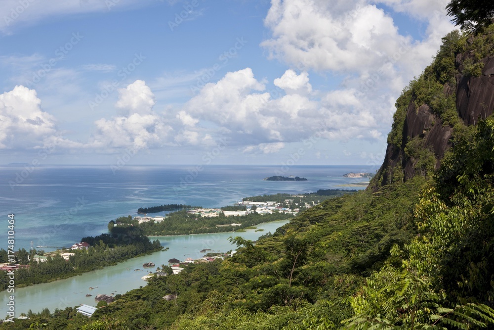 View of Pointe Brilliant, Seychelles, Indian Ocean, Africa
