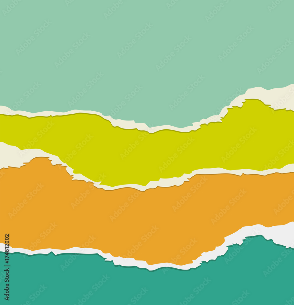 Background design with blue and yellow papers Background design with blue and yellow papers