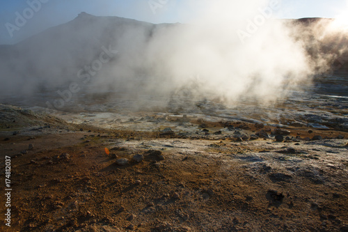 Sulfur field in Iceland