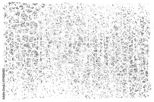 Distress, dirt texture. Vector illustration. Grunge background. Pattern with cracks.