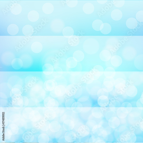 Background design with bright light on blue